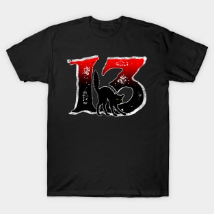 Black Cat 13 T-Shirt